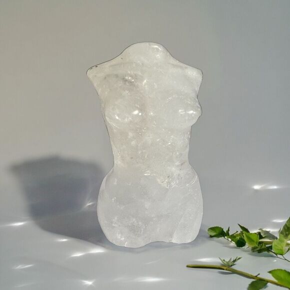 Quartz Crystal Female Body Sculpture (#2) - Picture 1 of 11